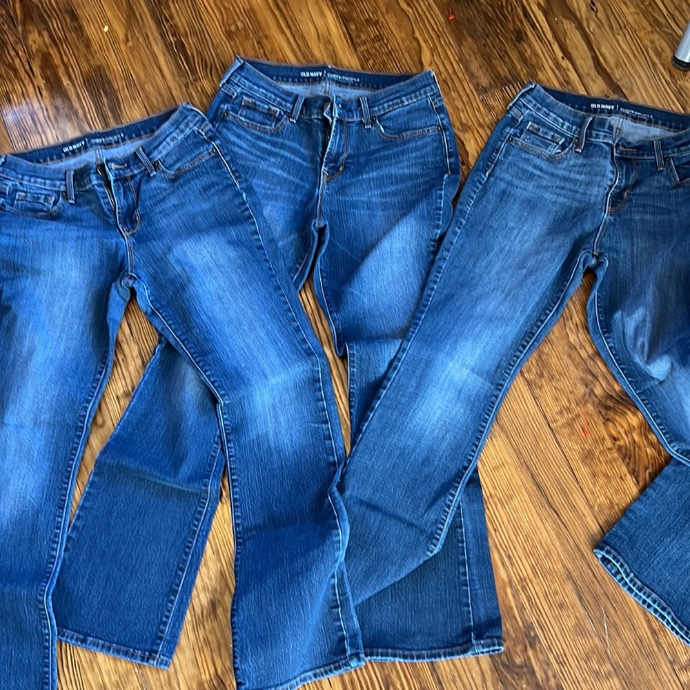 Old navy Curvy boot cut 3 pairs